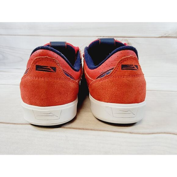 Lakai - Linden Red & Blue Suede Skateboard Shoes Mens sz 8.5 - Picture 5 of 16